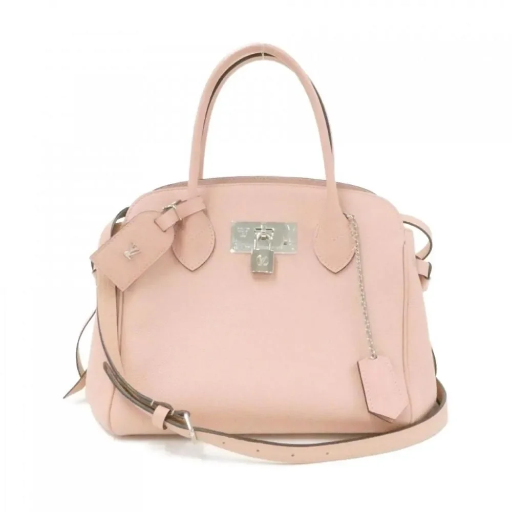 Louis Vuitton Mira Calf HandBag Rose Poudre Silver Metal Fittings